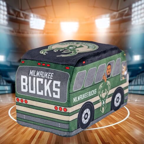 Bleacher Creatures Milwaukee Bucks Team Bus 8" Kuricha Plushie - Soft Inspired Plush in Saudi Arabia