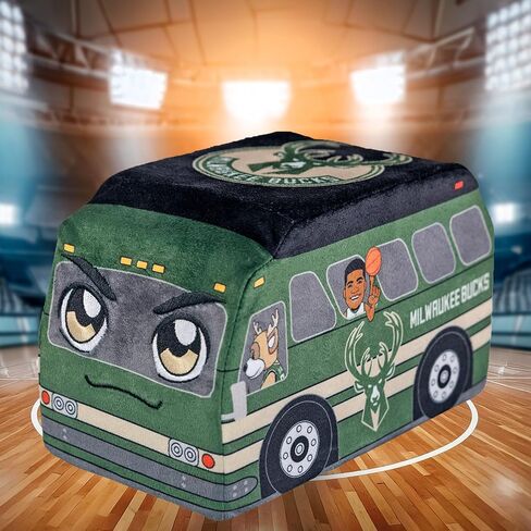 Bleacher Creatures Milwaukee Bucks Team Bus 8" Kuricha Plushie - Soft Inspired Plush in Saudi Arabia