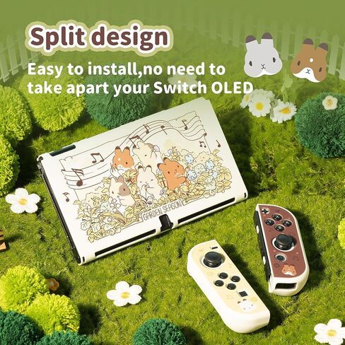 GeekShare Protective Case for Switch Slim Cover Case, Hard PC Anti Scratch Protective Shell Compatible with Nintendo Switch - Team Timothy in Kuwait