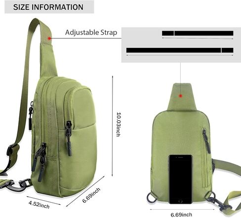 Lli Cufite Mini Sling Bag Bag Crossbody Bag ، حقيبة هاتف سفر صغيرة عادية in Saudi Arabia