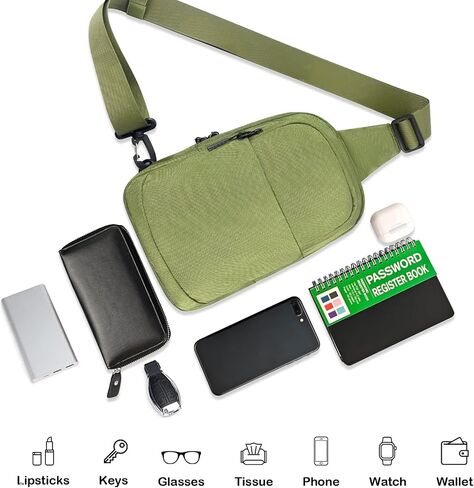 Lli Cufite Mini Sling Bag Bag Crossbody Bag ، حقيبة هاتف سفر صغيرة عادية in Saudi Arabia