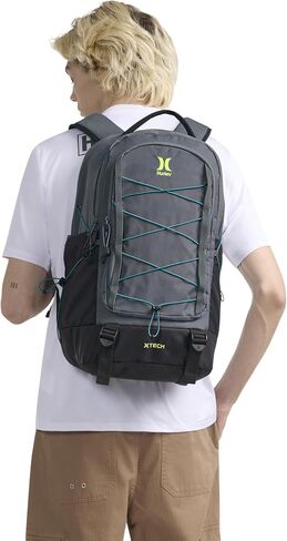 Hurley Men's Commuter Travel Backpack, Black, One Size in Kuwait