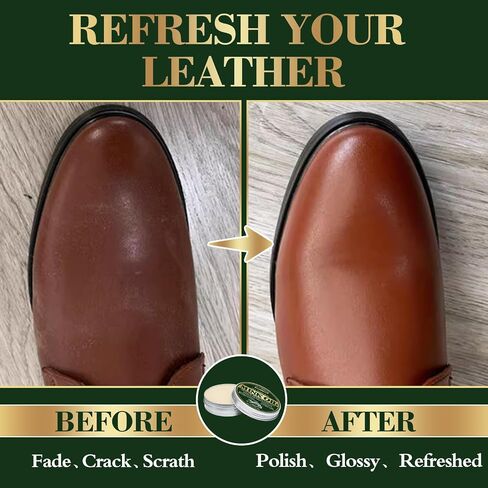 Mink Oil for Leather Boots, Leather Conditioner for Boots with Sponge, Boot Oil Made with Mink Oil Beeswax, Protect Soften Waterproof Leather Furniture, Car Seats, Shoes, Boots, Bags (4.23 Oz) in Saudi Arabia