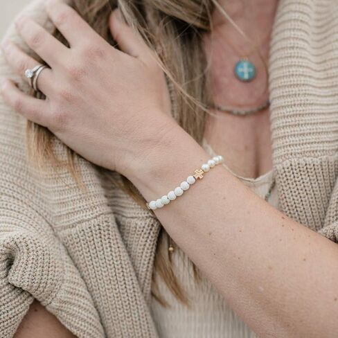 My Saint My Hero Perfectly Imperfect Bracelet For Her – Handwoven Inspirational Bracelet with Adjustable Slipknot and Sacred Medals Cast in Italy - Silver Tone in Kuwait