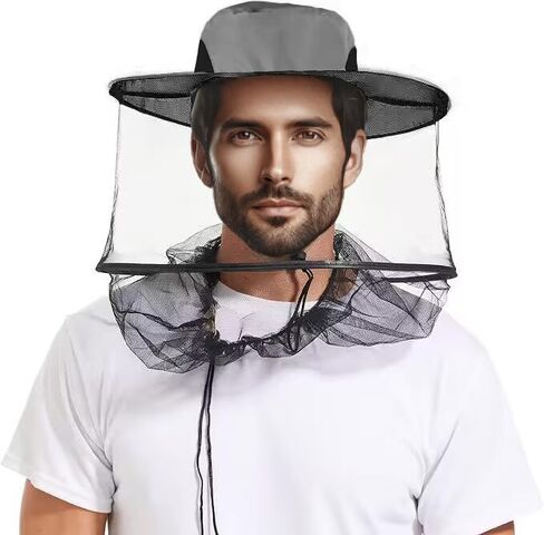 Aventik Adjustable Mosquito Hat with Netting for Maximum Bug Pair with Mosquito Jacket in Saudi Arabia