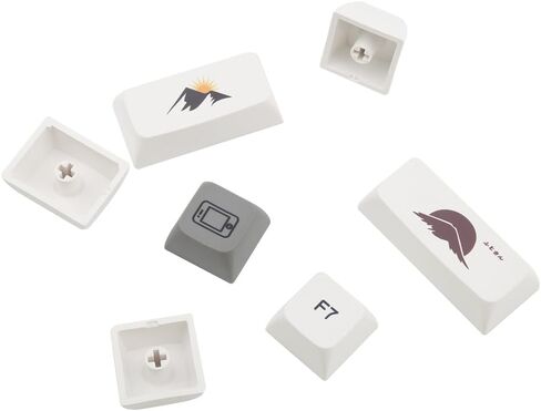 131Keys PBT keycaps xda ملفات تعريف الملف الشخصي ، أبعاد مفتاح البساطة الرمادية البيضاء ، Keycap الصبغة المناسبة لمعظم 65 ٪ 75 ٪ 100 ٪ Gateron Cherry MX لوحة المفاتيح الميكانيكية in Saudi Arabia