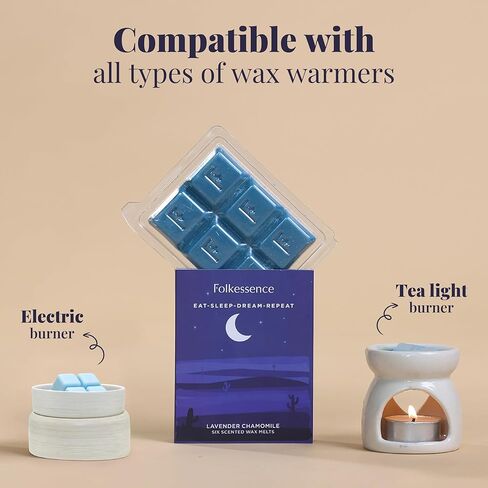 Folkulture Wax Melts Wax Cubes Strong Scent, Set of 5 Scented Wax Melts (30pc), Candle Warmer Wax Melts or Candle Wax Melts, Soy Wax Melts for Warmer, Candle Melts, Pumpkin Wax Melts in Kuwait