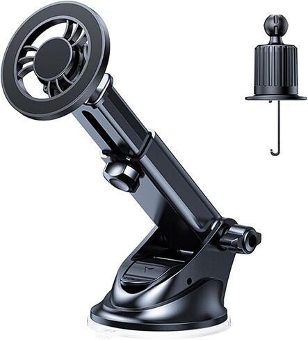 for iPhone 16 Fits MagSafe Car Mount - Magnetic Mag Safe Phone Holder Car Accessories,Dashboard Vent Car Mount for iPhone15 14 13 12 Pro Max Plus,Samsung Galaxy Moto,Gifts for Men Women (Black) in Saudi Arabia