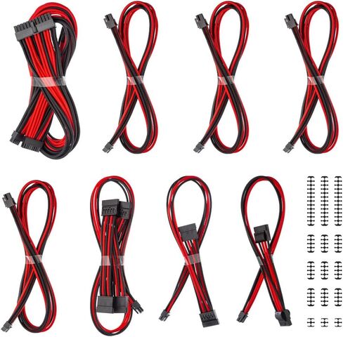 Cablemod C-Series Classic Modmesh Sleeved Cable Kit لـ Corsair Type 5 RMX Shift (Black) in Kuwait