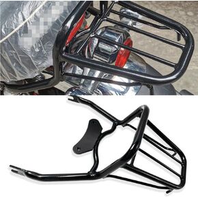 Steel Rear Carrier Luggage Rack Compatible with 2019-2024 Honda Monkey 125 Z125 (Black)