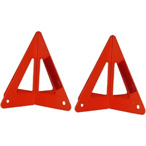 Emergency Warning Sign 2 Sets Warning Sign Red Car Safety Triangle Kit Reflective Emergency Warning Sign Car Safety Warning Sign Car Road Warn Sign Roadside Auto Tripod