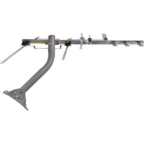 RCA Compact Outdoor or Attic Yagi TV Antenna - Long Range Digital OTA Antenna for Clear Reception, NexGenTV Compatible, Supports 4K/8K 1080p TVs, Silver Color