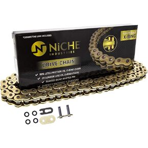 NICHE Gold 525 X-Ring Chain 94 Links With Connecting Master Link