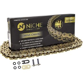 NICHE Gold 520 X-Ring Chain 78 Links With Connecting Master Link