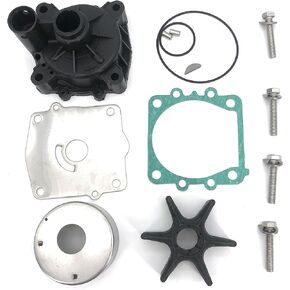 6N6-W0078-02-00 6N6-W0078-01-00 Outboard Water Pump Impeller Repair Kit For Yamaha 115 130 HP 115HP 130HP 2/4 Stroke Sierra 18-3313-1 6N6-W0078-00-00 C115 F115 S115 L130 S130 1993-2009