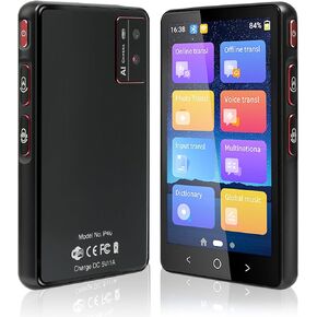 Language Translator Device, Two Way Instant Voice Translation, Portable Translator Device with 135 Languages, 4" HD Online/Offline/Photo Instant Language Translator for Travel, Learning, and Business