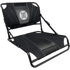 Perception Kayak Frame Seat Replacement - Lawn Chair Style Seat for Outlaw, Pescador Pro, Black/Gray,One Size,9800913