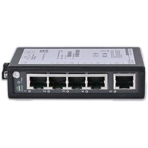 InHand Networks 3 Port Unmanaged Industrial Ethernet Switch, media converter, 2*10/100 Base-T(X),1*100Base-FX, Multi Mode Dual SC Fiber, Working Temperature -40° – 75°C, IP30, 2KM, UL Certification