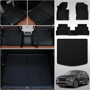 Cargo Mat Compatible with 2023 2024 2025 Mazda CX5 Trunk Mat Cargo Liner TPE All Weather Trunk Liner 2024 CX-5 Accessories (Trunk Mat)