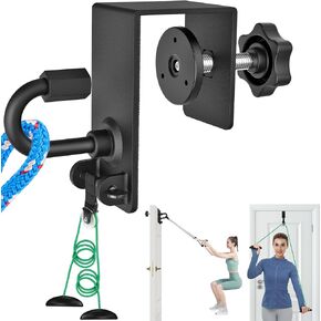 Heavy Duty Door Anchor Attachment - Shoulder Pulley - Over Door Rehab Exerciser for Rotator Cuff Recovery, Strength Training, Physical Therapy Exercise, Home Gym