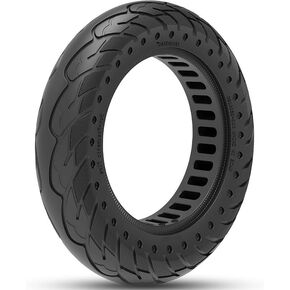 GYL 60/70-6.5 Scooter Tire Solid: 10x2.5(Non Inner Tube) Rubber Tire Replacement for Gotrax G5 G6 Segway Ninebot MAX G2 G30 G30LP Electric Scooter,10 Inch 10x2.50-6.5 Tubeless Front Rear Wheels 1pc