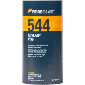 Fibre Glast Kevlar Pulp Filler Binder – Ultra Lightweight Waterproof & Strong Bond – for Car Auto Marine Boat Repair Kits Beveled Fillets Forged Parts — Use with Epoxy Resin, 1/2 Gallon, Made in USA