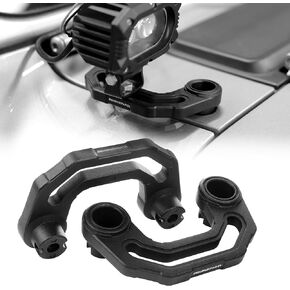 Seven Sparta One Pair Light Mounting Brackets for Auxiliary Lights Compatible with 2018 2019 2020 2021 2022 2023 Jeep Wrangler JL/JLU and 2020 2021 2022 2023 Gladiator JT (Not fit for JK/JKU)