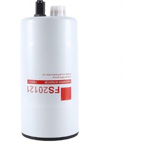 FS20121 Fuel/Water Separator Compatible with Cummins B6.7,L9,Stage V QSB,Stage V QSL Diesel engine,spin-on,10-Microns,Replaces 5444245 5528103