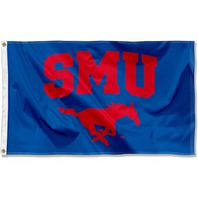 SMU Southern Methodist Mustangs University Large College Flag
