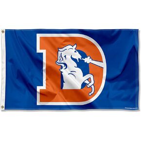 Denver Broncos Throwback Flag and Banner