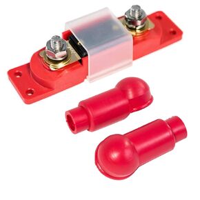 Spartan Power 400 Amp ANL Ceramic Fuse & Holder Kit Red