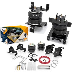 طقم تعليق كيس الهواء TORQUE لـ 2004-2008 Ford F150 (وليس FX 2) 2WD 4WD F-150 حقيبة مساعد خلفي سحب زنبركي 5000 رطل (يستبدل Firestone Ride Rite 2350) (TR2350)