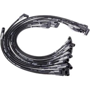 Moroso 73722 Ultra 40 Black Spark Plug Wires, Small Block Chevy