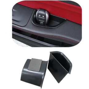Vesul Front Row Door Side Storage Box Compatible with Alfa Romeo Giulia Sedan 2017-2023 Armrest Phone Container Door Organizer Handle Pocket ABS Tray Inserts Glove Pallet in Saudi Arabia