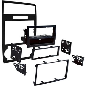Metra 99-6519B Single/Double DIN Installation Dash Kit for Select Dodge Vehicles (Black)