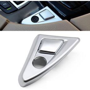 Front Center Console Armrest Box Switch Button Cover Interior Central Glove Storage Box Replacement for BMW 5 Series F10 F11 520 523 525 2011 2012 2013 2014 2015 2016 2017 (Model B Silver)