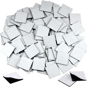 IFAMIO Pack of 120, Square Double-Sided Adhesive Foam Tape Self-Adhesive Sticky Mounting Foam Pads for Photo Frames, Hooks, Bookcases, Small Mirrors, Phone Holder