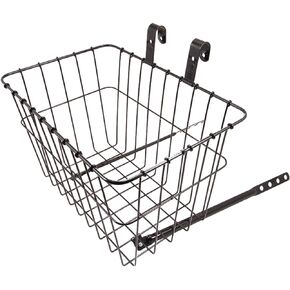 Wald 135 Front Grocery Bicycle Basket (14.5 x 9.5 x 9, Black)