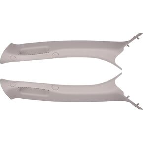 MOTOKU Pair Beige A Pillar Grab Handle Trim Molding for Dodge Ram 1500 2500 3500 2002-2009 Front Left Driver and Right Passenger Side Windshield Post Pull