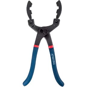 13-Inch Oil Filter Wrench with 90 Degree Swivel, Adjustable Oil Filter Pliers, Universal Removal Remover, for Engine Filters, Conduit, Fittings