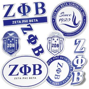 ورقة ملصق قياسية من Desert Cactus Zeta Phi Beta لزجاجة مياه للكمبيوتر المحمول للسيارة (ورقة كاملة - قياسية)