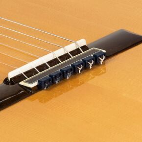 Classical Flamenco Acoustic Guitar Beads in Blue Gloss for Nylon Strings by Alba Guitar Beads
