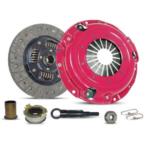Clutch Kit And Sleeve Compatible With Forester Impreza Legacy X Base Limited Premium Sport Touring 2.5i Outback L H6 L.L. Bean VDC 1996-2012 2.0L H4 2.5L H4 3.0L H6 (Clutch Disc Stage 1; 15-004R)