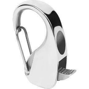 Boat Fender Clip 316 Stainless Steel Boat Fender Quick Release Clip, Pontoon Fender Hooks for Boat Docking, Fits Up to 1-Inch Rails