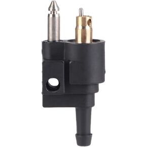 Fuel Tank Male Adapter, 1/4 inch Fuel Tank Male Connector Pipe Joint Fit for Yamaha Outboard Motor, Black