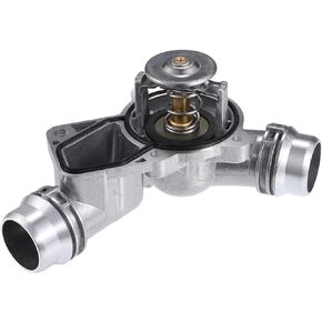 uxcell 1pcs Car Engine Coolant Thermostat Housing Assembly No.11537509227/11531437040/11531436823/11530139877 for BMW 530i 2001-2005 for BMW 525i 2001-2005
