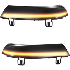 X AUTOHAUX Side Mirror Turn Signal Indicator Dynamic Sequential LED Light for VW Golf 5 GTI Jetta MK5 Passat B6 B5 Eos R32 Rabbit
