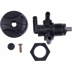 JEENDA Fuel Pump & Fuel Tank Valve Petcock 3 Way with Knob Nut 5432559 7052161 3085275 Compatible with Polaris ATV Sportsman 335/400/500/600/700, Magnum 325/330/500, Trail Boss 325/330, Xpedition
