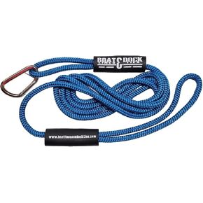Boat Throw Rope- Double Braided Nylon Rope, Stitched Loops and Floats by Boat Lines and Dock Ties (Black 2 Loop, 10 feet) in Kuwait