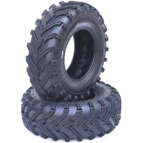 25x8x12 ATV Tires, Set of 2 ATV Tires 25x8-12 6PR, All Terrain ATV/UTV Off-Road Tires (Set of 2, Tubeless)